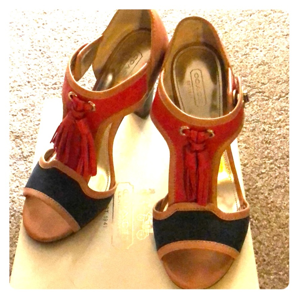 Coach sandal heels